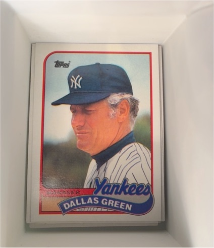 1989 Topps #104 Dallas Green — front