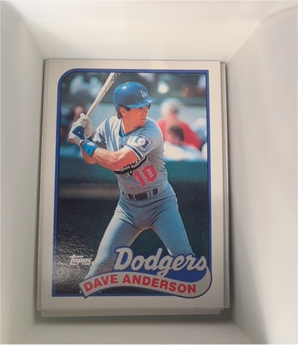 1989 Topps #117 Dave Anderson — front