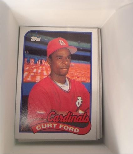 1989 Topps #132 Curt Ford — front