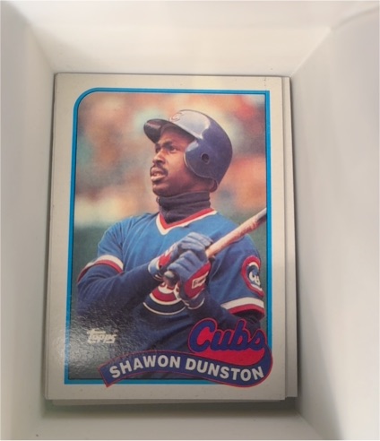 1989 Topps #140 Shawon Dunston — front