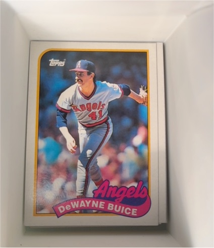 1989 Topps #147 DeWayne Buice — front