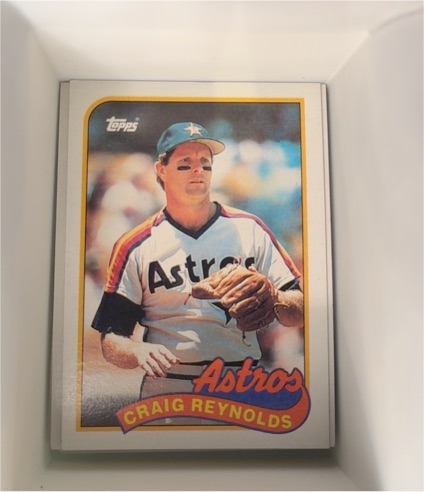 1989 Topps #428 Craig Reynolds — front