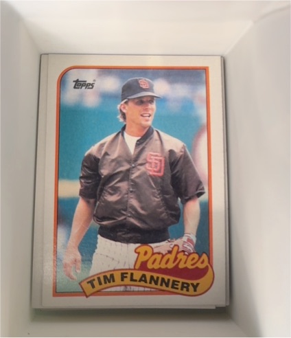 1989 Topps #379 Tim Flannery San Diego Padres — front