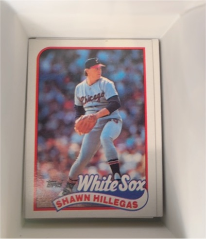 1989 Topps #247 Shawn Hillegas — front