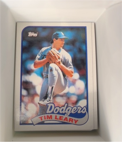 1989 Topps #249 Tim Leary — front
