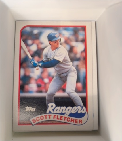 1989 Topps #295 Scott Fletcher — front