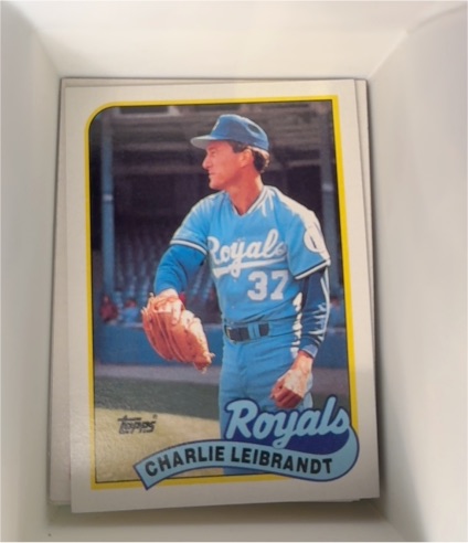 1989 Topps #301 Charlie Leibrandt — front