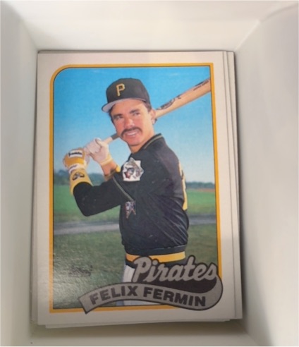1989 Topps #303 Felix Fermin — front