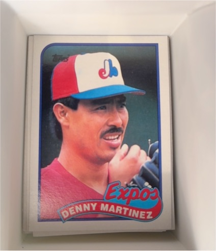 1989 Topps #313 Denny Martinez — front