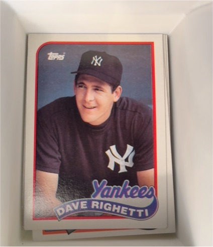 1989 Topps #335 Dave Righetti — front