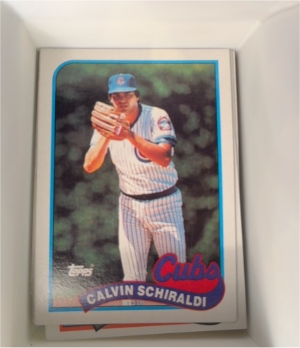 1989 Topps #337 Calvin Schiraldi — front