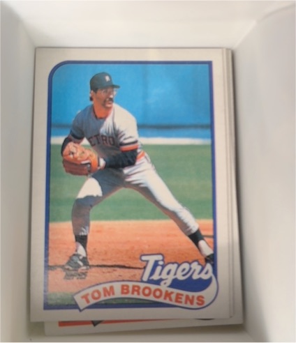 1989 Topps #342 Tom Brookens — front