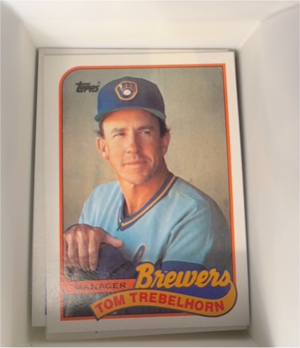1989 Topps #344 Tom Trebelhorn — front