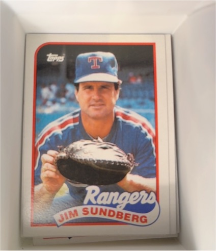1989 Topps #78 Jim Sundberg — front