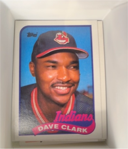 1989 Topps #574 Dave Clark — front