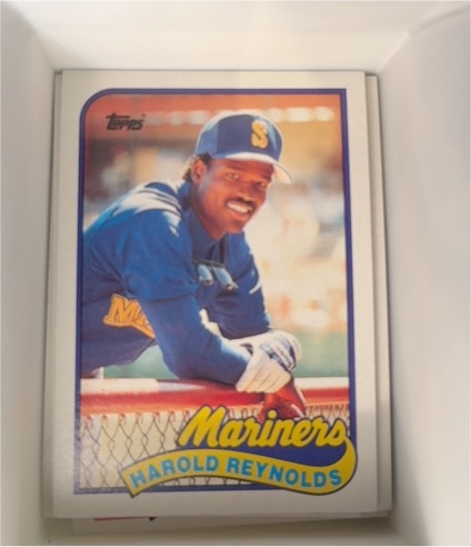 1989 Topps #580 Harold Reynolds — front