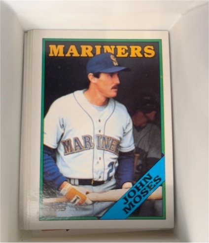 1988 Topps #712 John Moses — front