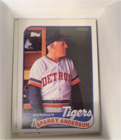 1989 Topps #193 Sparky Anderson — front