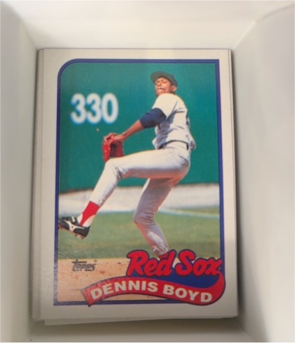 1989 Topps #326 Dennis Boyd — front