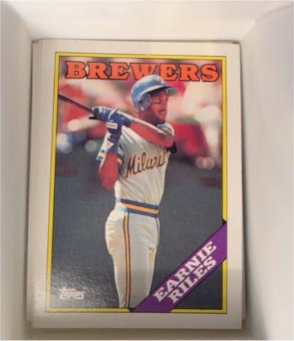 1988 Topps #88 Earnie Riles — front