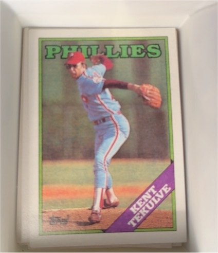 1988 Topps #543 Kent Tekulve — front