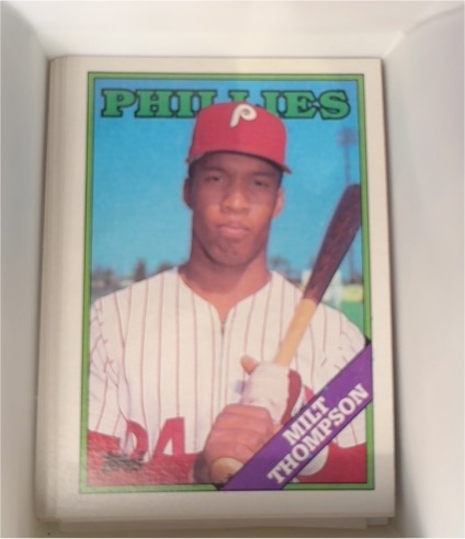 1988 Topps #298 Milt Thompson — front