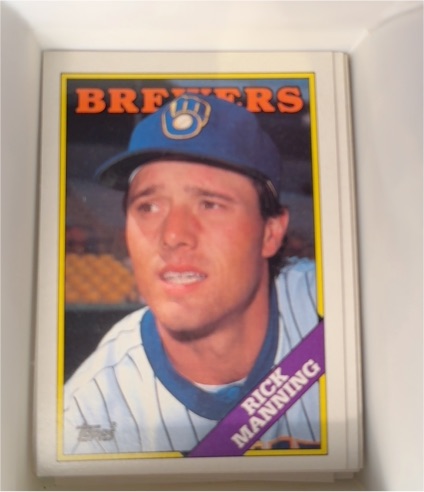 1988 Topps #441 Rick Manning — front