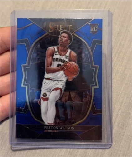 2022-23 Panini Select #74 Peyton Watson — front
