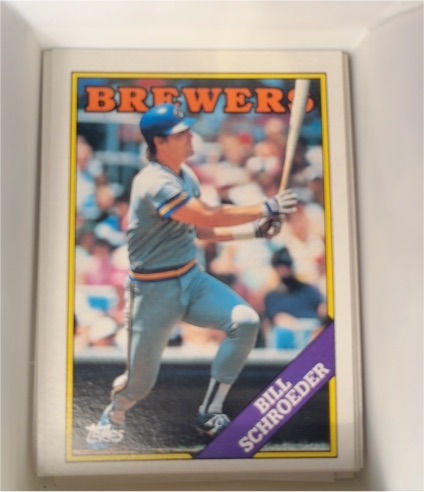 1988 Topps #12 Bill Schroeder — front
