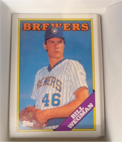 1988 Topps #538 Bill Wegman — front