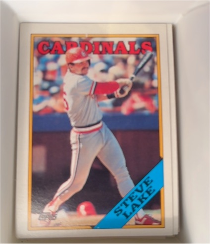 1988 Topps #208 Steve Lake — front