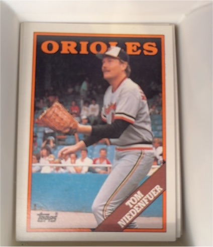 1988 Topps #242 Tom Niedenfuer — front