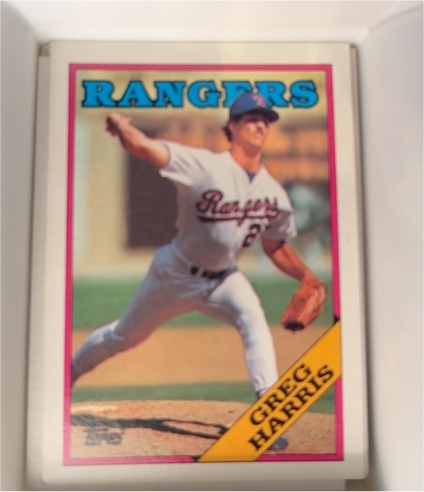 1988 Topps #369 Greg Harris — front