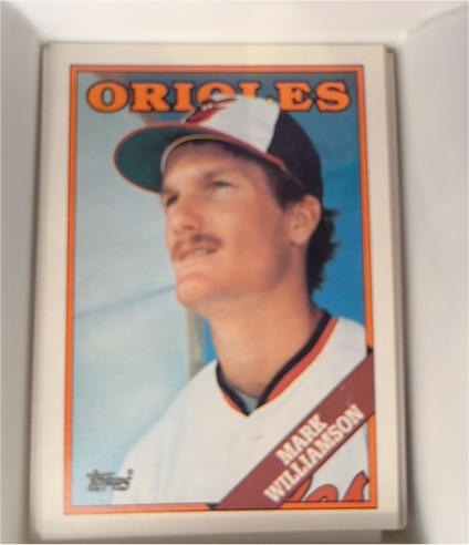 1988 Topps #571 Mark Williamson — front