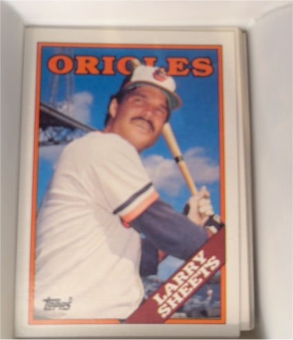 1988 Topps #327 Larry Sheets — front