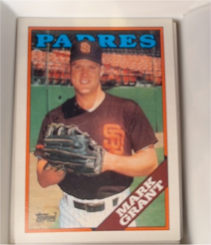 1988 Topps #752 Mark Grant — front