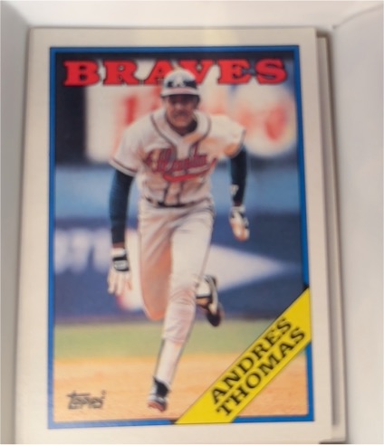 1988 Topps #13 Andres Thomas — front