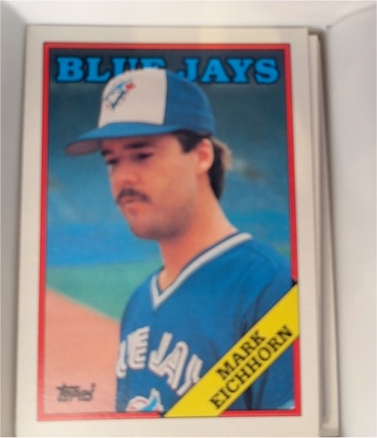 1988 Topps #749 Mark Eichhorn — front