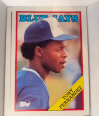 1988 Topps #290 Tony Fernandez — front