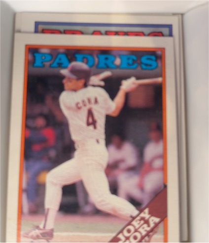 1988 Topps #91 Joey Cora — front