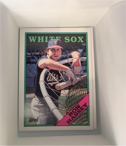1988 Topps #458 Ron Hassey — front