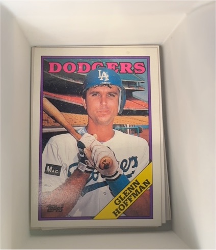 1988 Topps #202 Glenn Hoffman — front