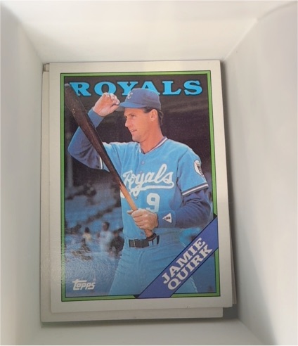 1988 Topps #477 Jamie Quirk — front