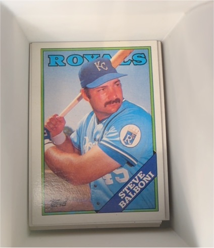 1988 Topps #638 Steve Balboni — front