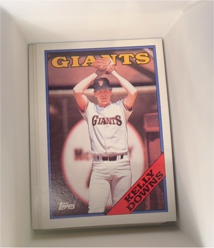 1988 Topps #629 Kelly Downs — front