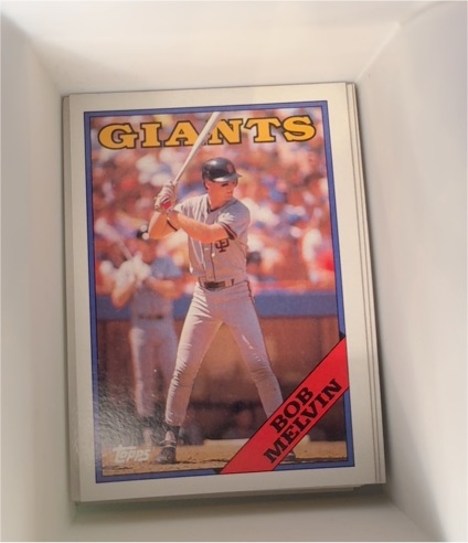1988 Topps #41 Bob Melvin — front