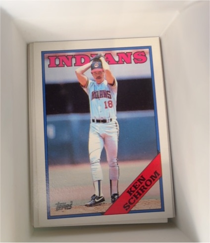 1988 Topps #256 Ken Schrom — front