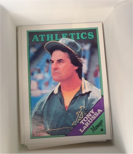 1988 Topps #344 Tony LaRussa — front
