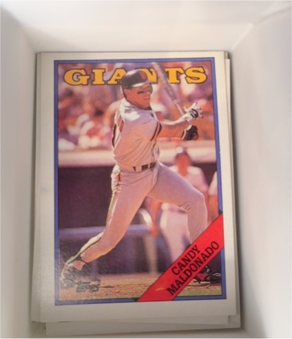1988 Topps #190 Candy Maldonado — front