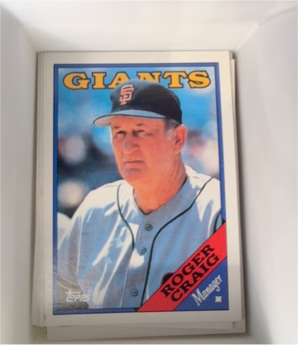 1988 Topps #654 Roger Craig — front